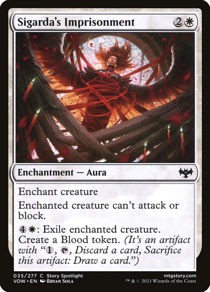Sigarda's Imprisonment 35 (Innistrad: Crimson Vow)  - Foil | Good Games Adelaide SA