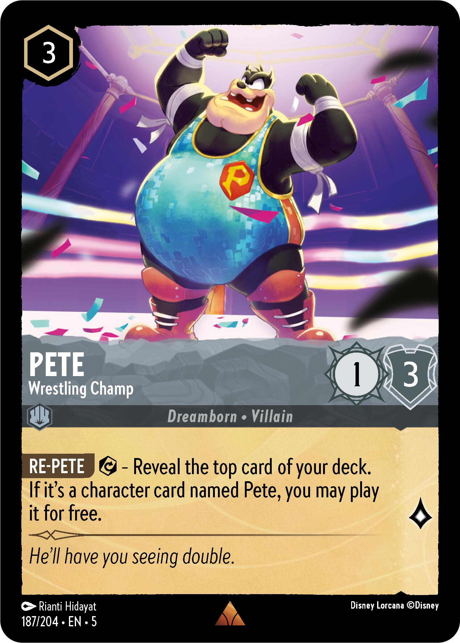 Pete - Wrestling Champ (187/204) [Shimmering Skies] | Good Games Adelaide SA
