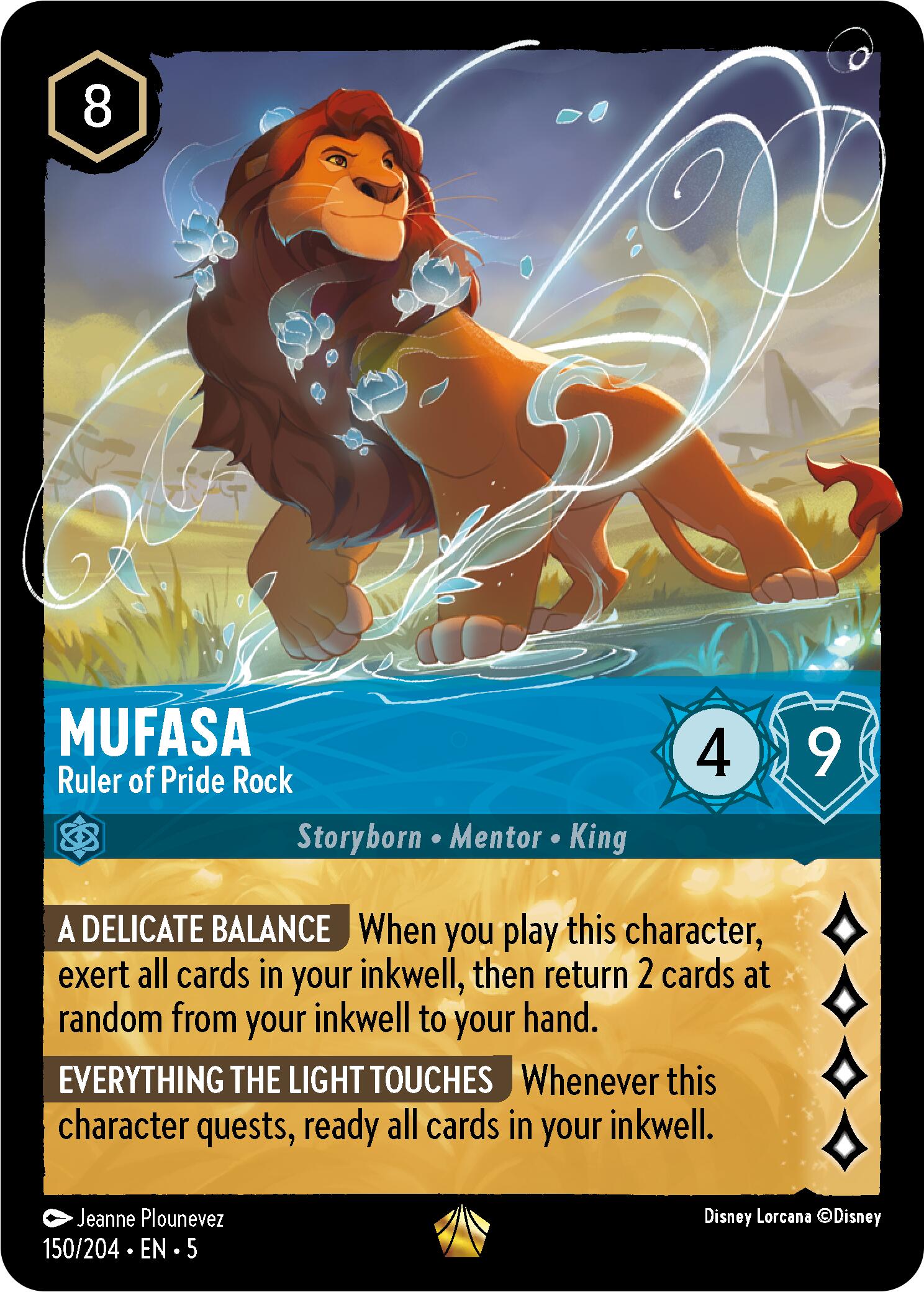 Mufasa - Ruler of Pride Rock (150/204) [Shimmering Skies] | Good Games Adelaide SA