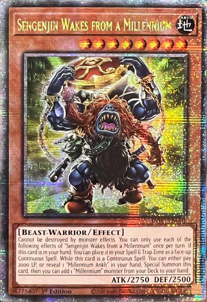 Sengenjin Wakes from a Millennium (Quarter Century Secret Rare) [INFO-EN001] Quarter Century Secret Rare | Good Games Adelaide SA