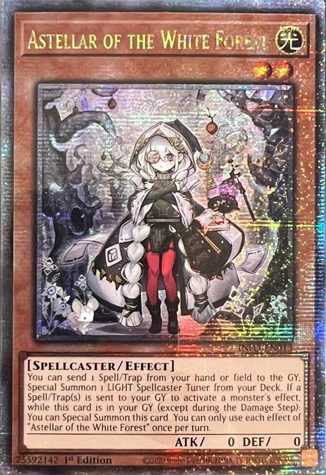 Astellar of the White Forest (Quarter Century Secret Rare) [INFO-EN013] Quarter Century Secret Rare | Good Games Adelaide SA