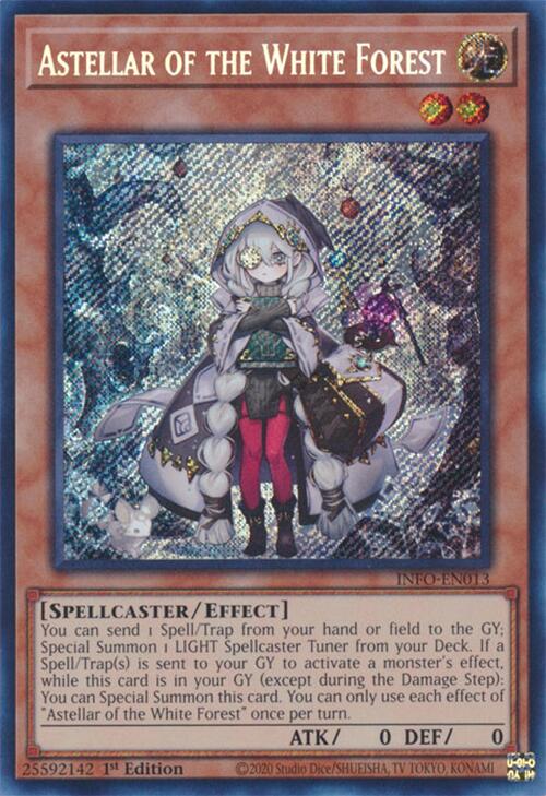 Astellar of the White Forest [INFO-EN013] Secret Rare | Good Games Adelaide SA