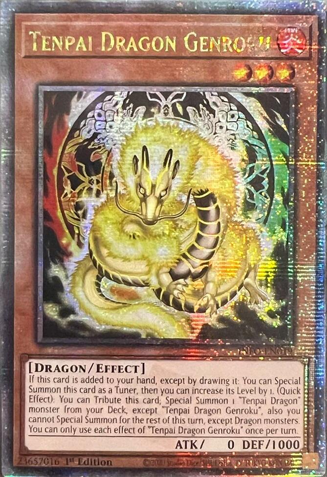 Tenpai Dragon Genroku (Quarter Century Secret Rare) [INFO-EN019] Quarter Century Secret Rare | Good Games Adelaide SA
