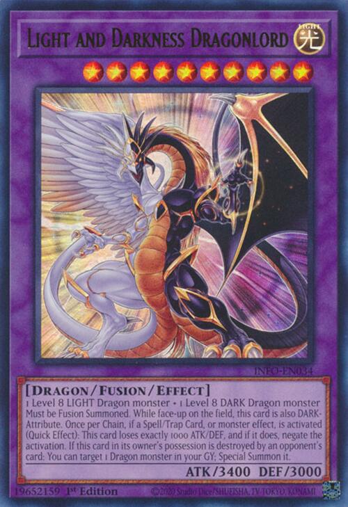Light and Darkness Dragonlord [INFO-EN034] Ultra Rare | Good Games Adelaide SA