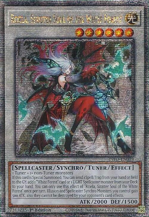 Rciela, Sinister Soul of the White Forest (Quarter Century Secret Rare) [INFO-EN039] Quarter Century Secret Rare | Good Games Adelaide SA