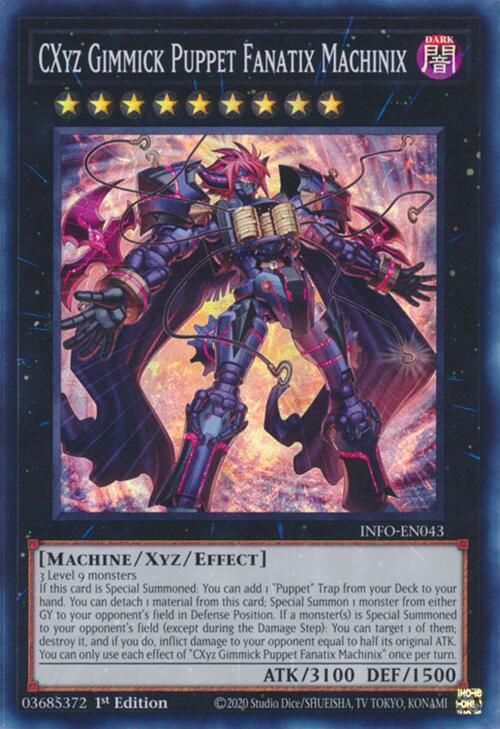 CXyz Gimmick Puppet Fanatix Machinix [INFO-EN043] Super Rare | Good Games Adelaide SA