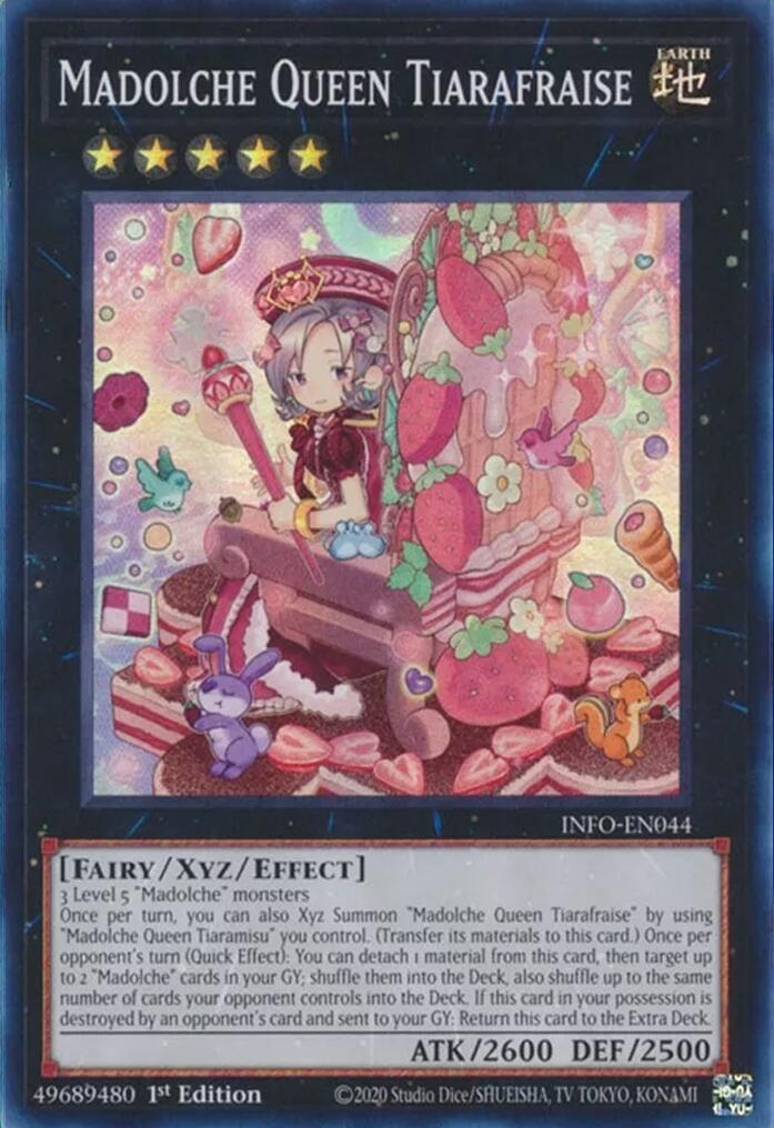 Madolche Queen Tiarafraise [INFO-EN044] Super Rare | Good Games Adelaide SA