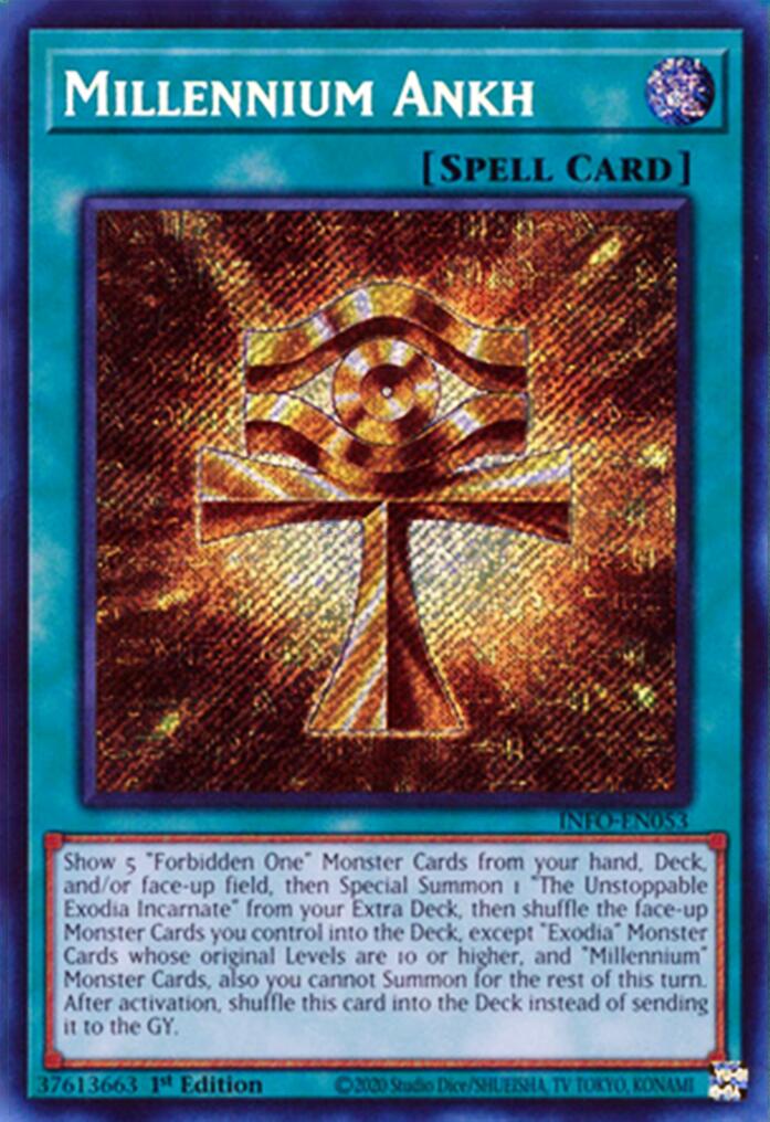 Millennium Ankh [INFO-EN053] Secret Rare | Good Games Adelaide SA