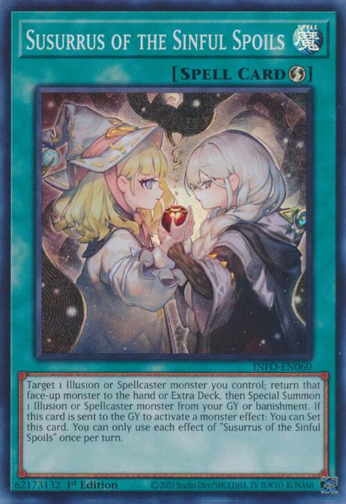 Susurrus of the Sinful Spoils [INFO-EN060] Super Rare | Good Games Adelaide SA