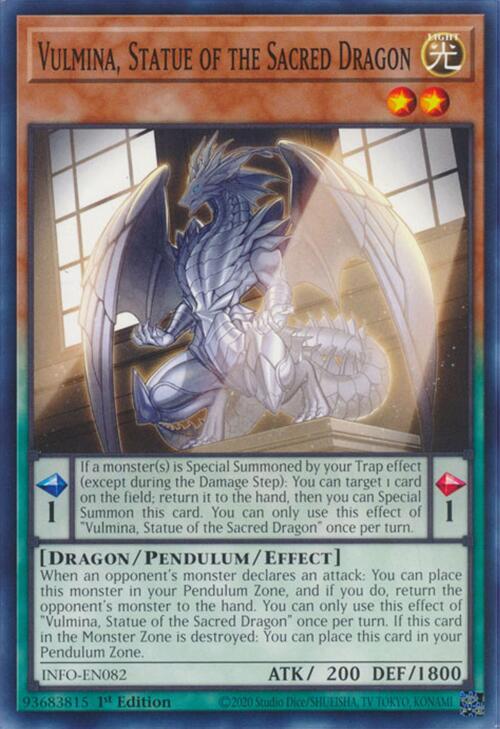 Vulmina, Statue of the Sacred Dragon [INFO-EN082] Common | Good Games Adelaide SA