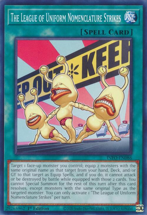 The League of Uniform Nomenclature Strikes [INFO-EN086] Common | Good Games Adelaide SA