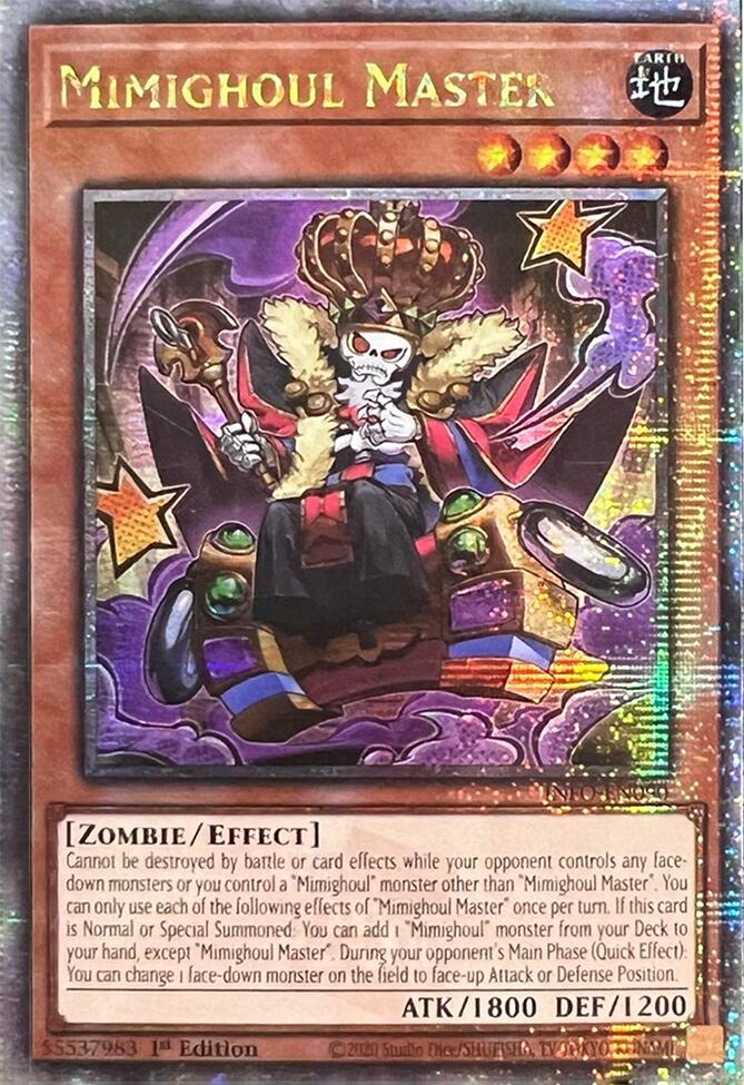 Mimighoul Master (Quarter Century Secret Rare) [INFO-EN090] Quarter Century Secret Rare | Good Games Adelaide SA