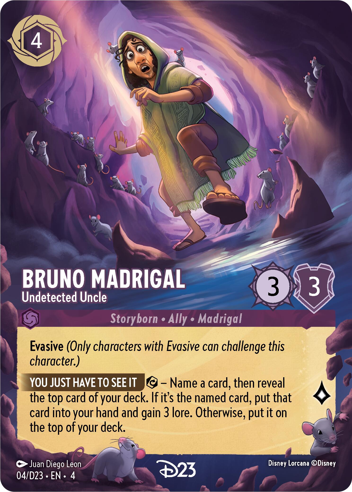 Bruno Madrigal - Undetected Uncle (4) [D23 Promos] | Good Games Adelaide SA