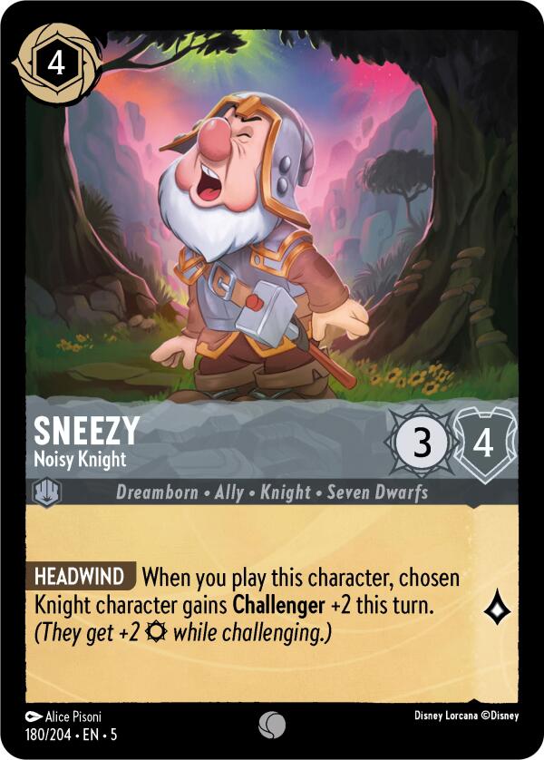 Sneezy - Noisy Knight (180/204) [Shimmering Skies] | Good Games Adelaide SA