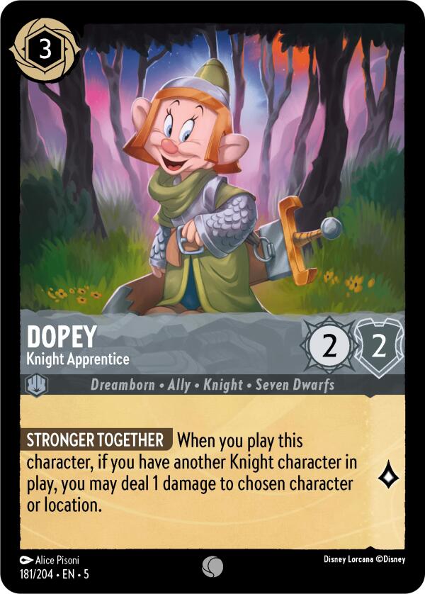 Dopey - Knight Apprentice (186/204) [Shimmering Skies] | Good Games Adelaide SA