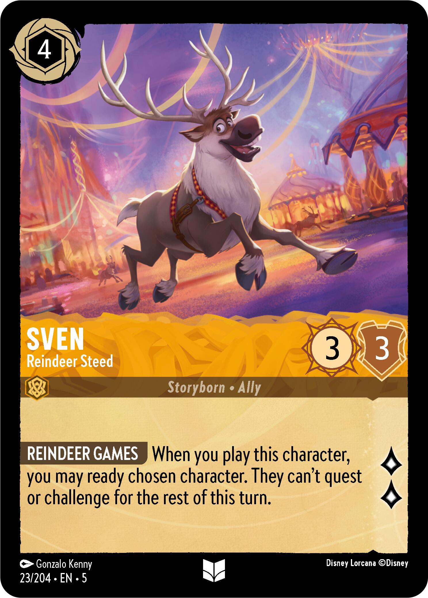 Sven - Reindeer Steed (23/204) [Shimmering Skies] | Good Games Adelaide SA