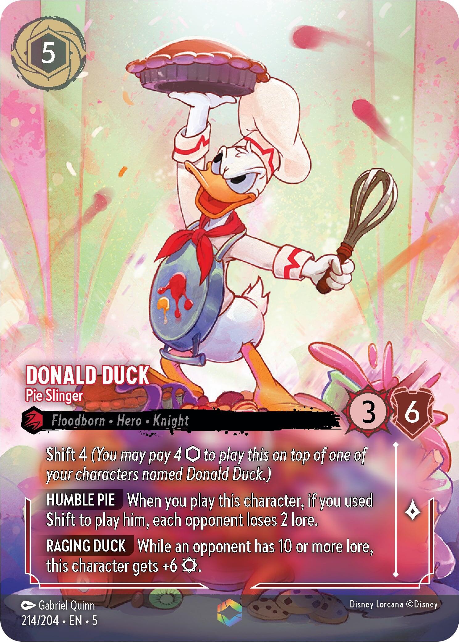 Donald Duck - Pie Slinger (Enchanted) (214/204) [Shimmering Skies] | Good Games Adelaide SA