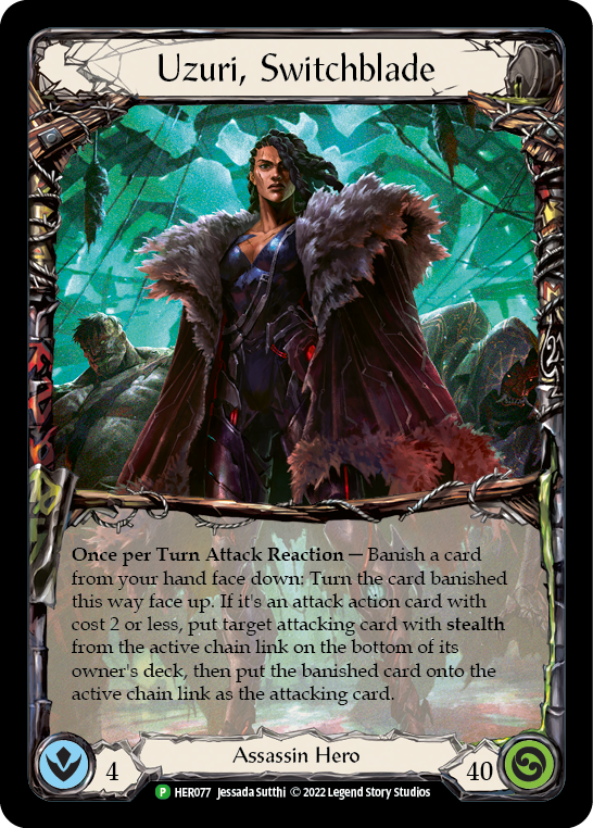 Uzuri, Switchblade [HER077] (Promo)  Cold Foil | Good Games Adelaide SA