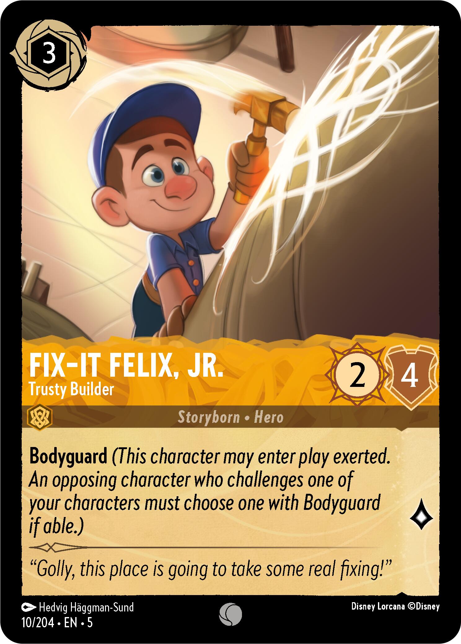 Fix-It Felix, Jr. - Trusty Builder (10/204) [Shimmering Skies] | Good Games Adelaide SA