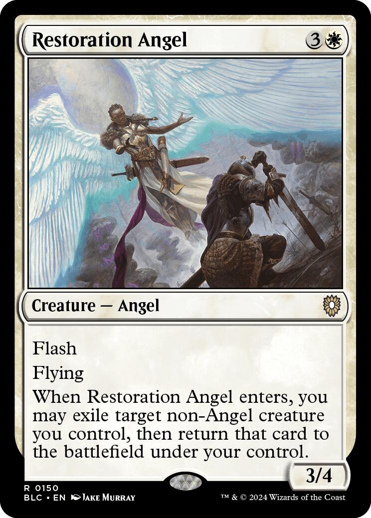 Restoration Angel [Bloomburrow Commander] | Good Games Adelaide SA
