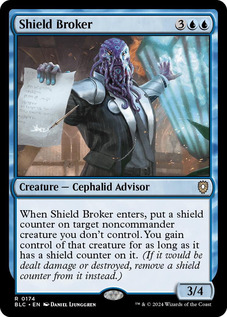 Shield Broker [Bloomburrow Commander] | Good Games Adelaide SA