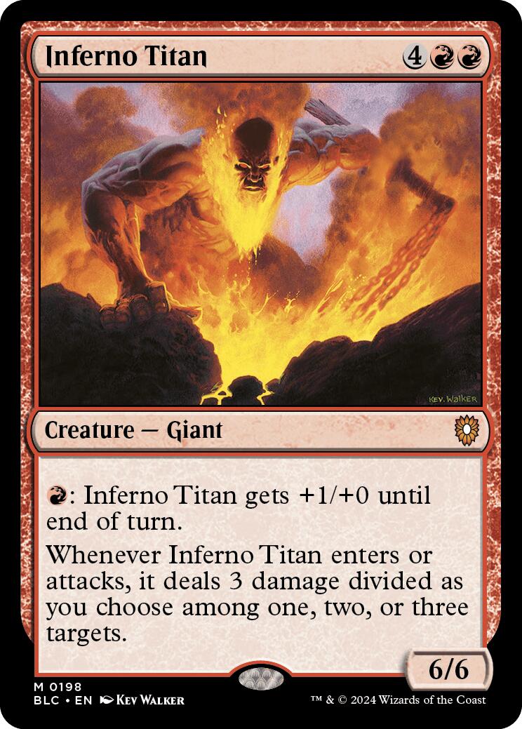 Inferno Titan [Bloomburrow Commander] | Good Games Adelaide SA