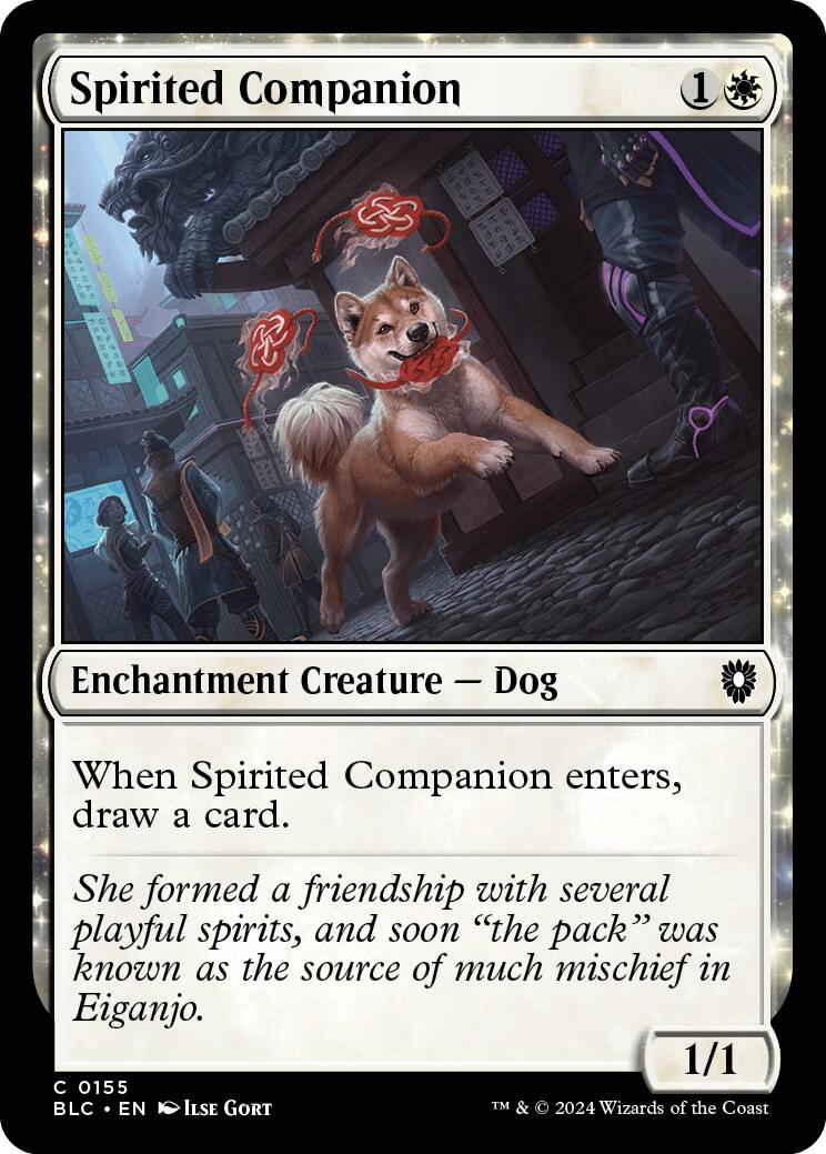 Spirited Companion [Bloomburrow Commander] | Good Games Adelaide SA