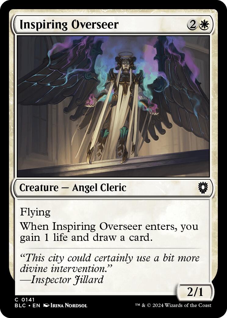 Inspiring Overseer [Bloomburrow Commander] | Good Games Adelaide SA