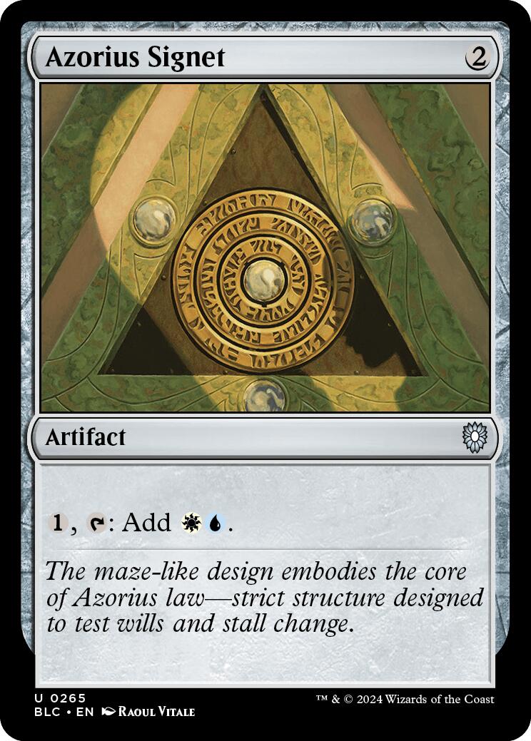 Azorius Signet [Bloomburrow Commander] | Good Games Adelaide SA