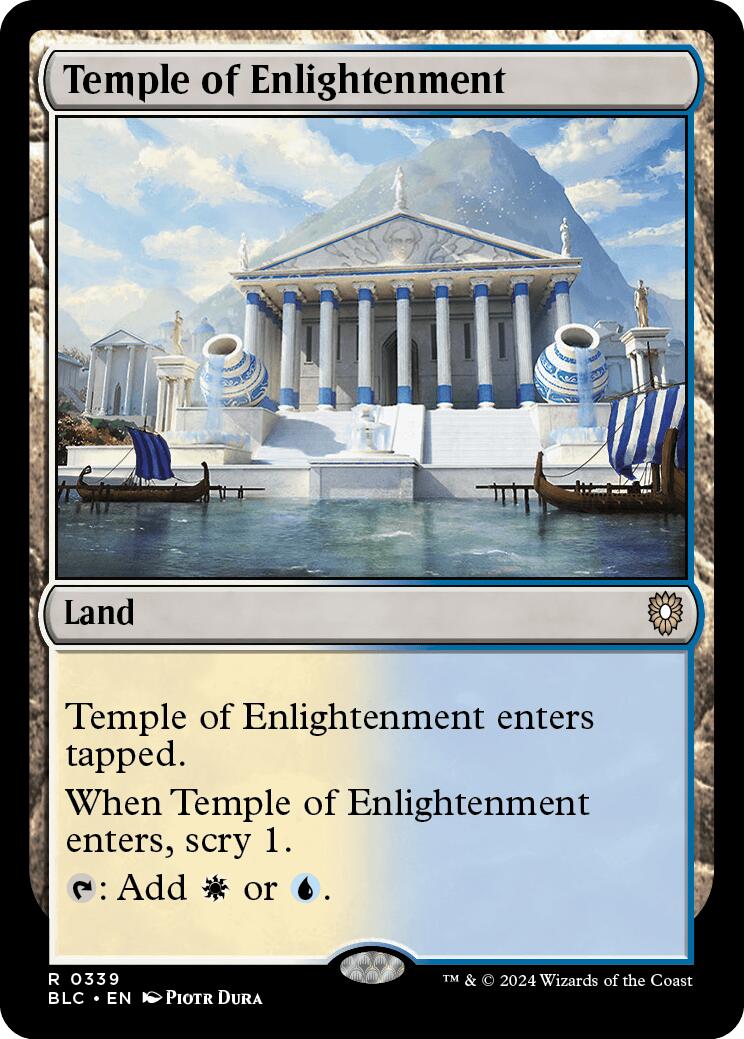 Temple of Enlightenment [Bloomburrow Commander] | Good Games Adelaide SA