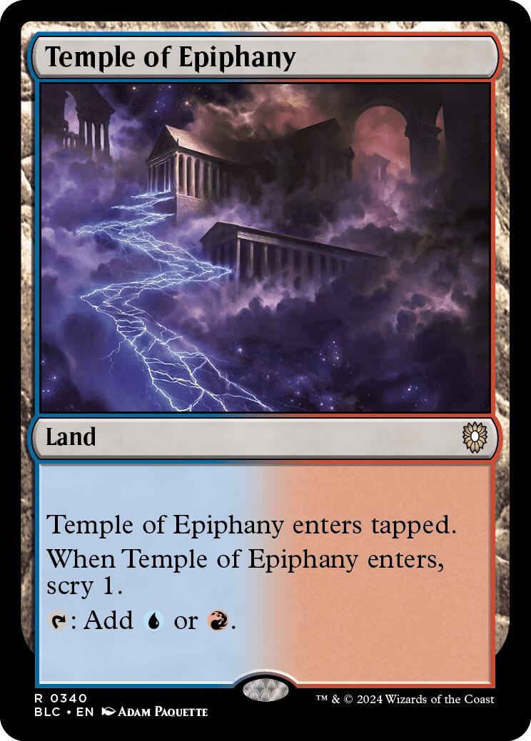 Temple of Epiphany [Bloomburrow Commander] | Good Games Adelaide SA