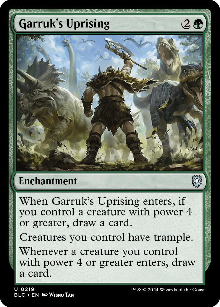 Garruk's Uprising [Bloomburrow Commander] | Good Games Adelaide SA