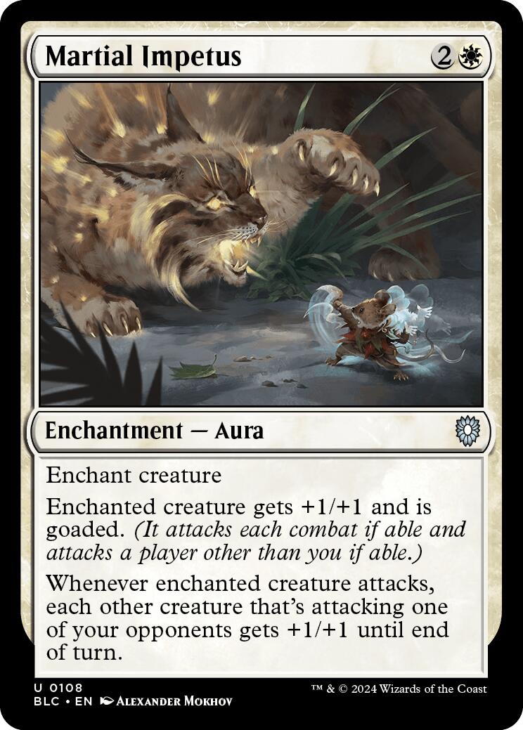 Martial Impetus [Bloomburrow Commander] | Good Games Adelaide SA
