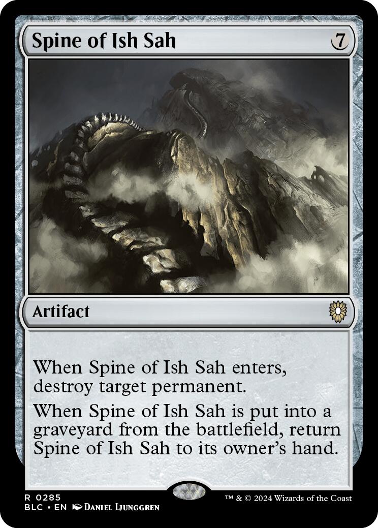Spine of Ish Sah [Bloomburrow Commander] | Good Games Adelaide SA