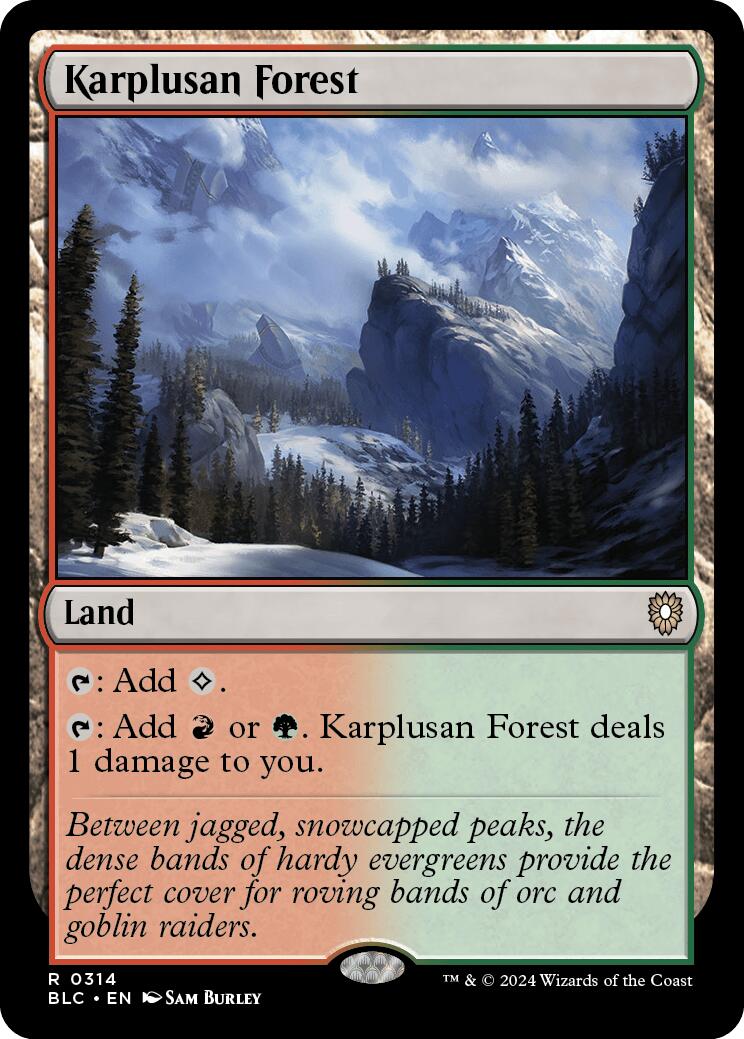 Karplusan Forest [Bloomburrow Commander] | Good Games Adelaide SA
