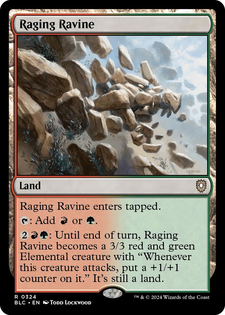 Raging Ravine [Bloomburrow Commander] | Good Games Adelaide SA