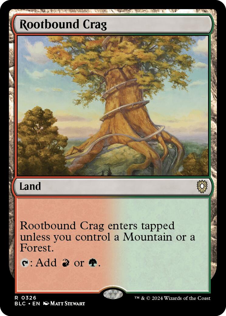 Rootbound Crag [Bloomburrow Commander] | Good Games Adelaide SA