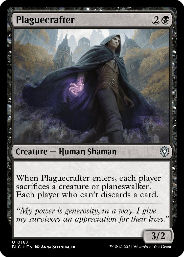 Plaguecrafter [Bloomburrow Commander] | Good Games Adelaide SA