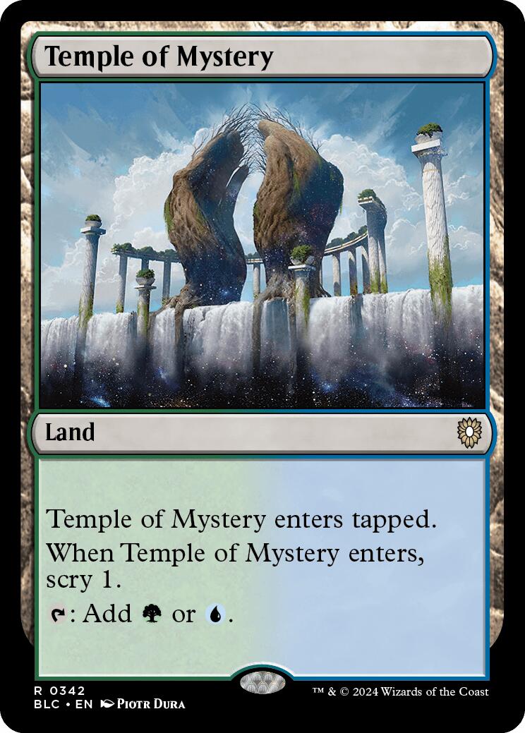 Temple of Mystery [Bloomburrow Commander] | Good Games Adelaide SA