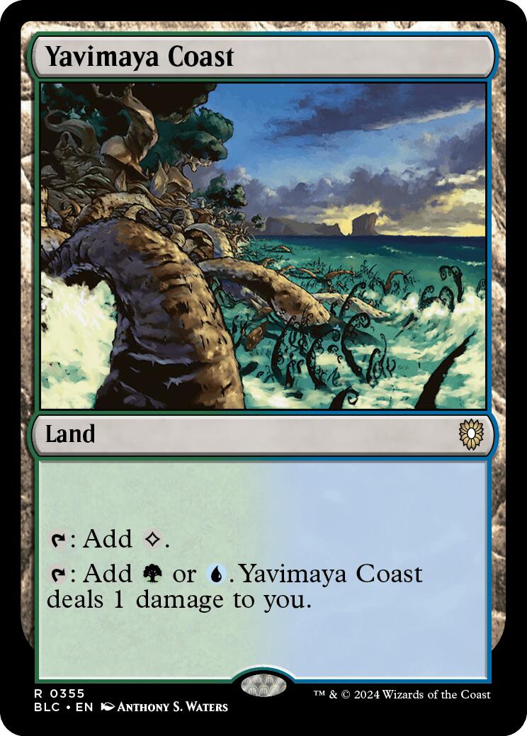 Yavimaya Coast [Bloomburrow Commander] | Good Games Adelaide SA