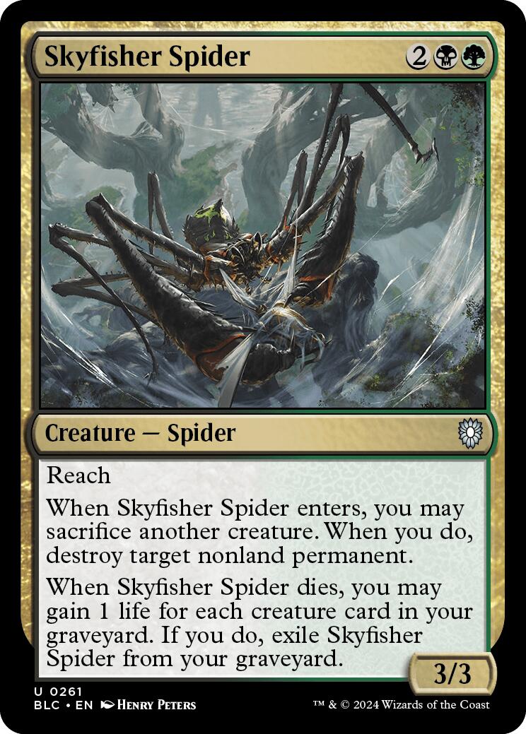 Skyfisher Spider [Bloomburrow Commander] | Good Games Adelaide SA
