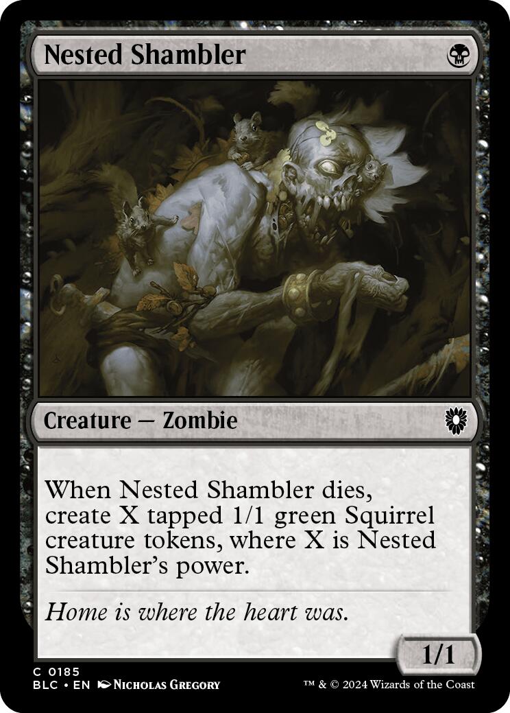Nested Shambler [Bloomburrow Commander] | Good Games Adelaide SA