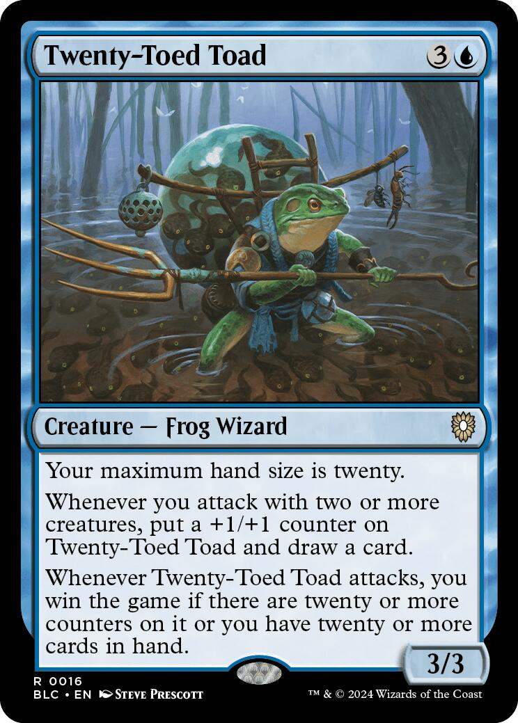 Twenty-Toed Toad [Bloomburrow Commander] | Good Games Adelaide SA