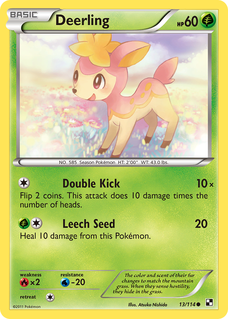 Deerling (13/114) [Black & White: Base Set] | Good Games Adelaide SA