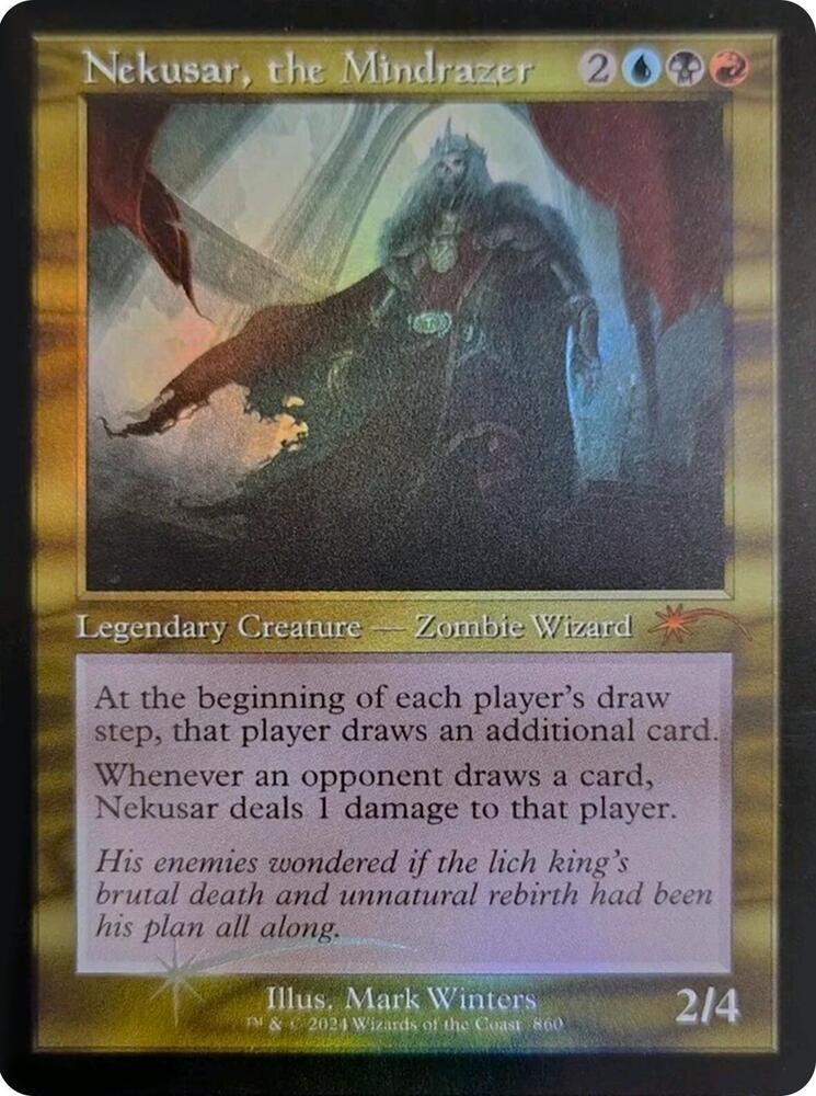 Nekusar the Mindrazer Retro Frame 860 (Secret Lair Drop Series)  - Foil | Good Games Adelaide SA