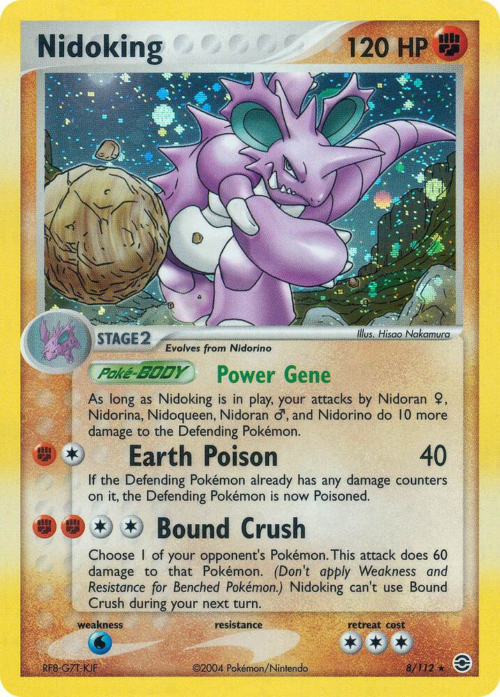 Nidoking 8/112 (FireRed & LeafGreen)  - Holofoil | Good Games Adelaide SA