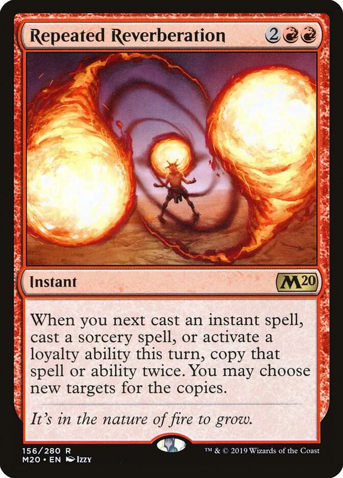 Repeated Reverberation 156 (Core Set 2020)  - Foil | Good Games Adelaide SA