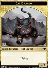 Cat Dragon (009) // Dragon (006) Double-sided Token [Commander 2017 Tokens] | Good Games Adelaide SA