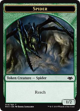 Spider Token 14 (Modern Horizons)  - Foil | Good Games Adelaide SA