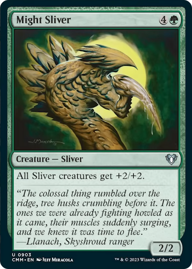 Might Sliver [Commander Masters] | Good Games Adelaide SA